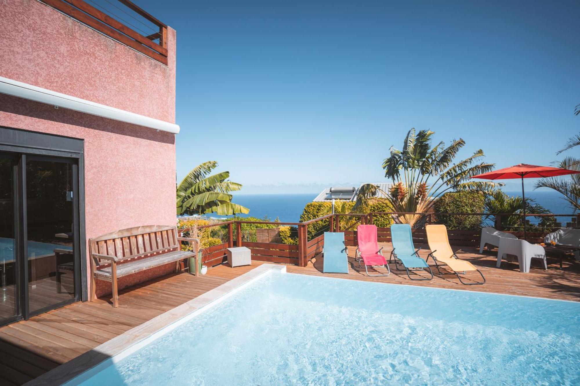 Villa Sunset St Leu, avec sa vue plongeante sur la mer Saint-Leu Extérieur photo